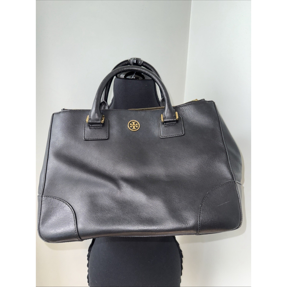 Tory Burch Robinson Double Zip Tote Satchel Crossbody Handbag - Picture 1 of 14
